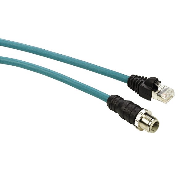 Cabo Ethernet Connexium Com Conectores M12Rj45 3M Ip67 TCSECL1M3M3S2 SCHNEIDER