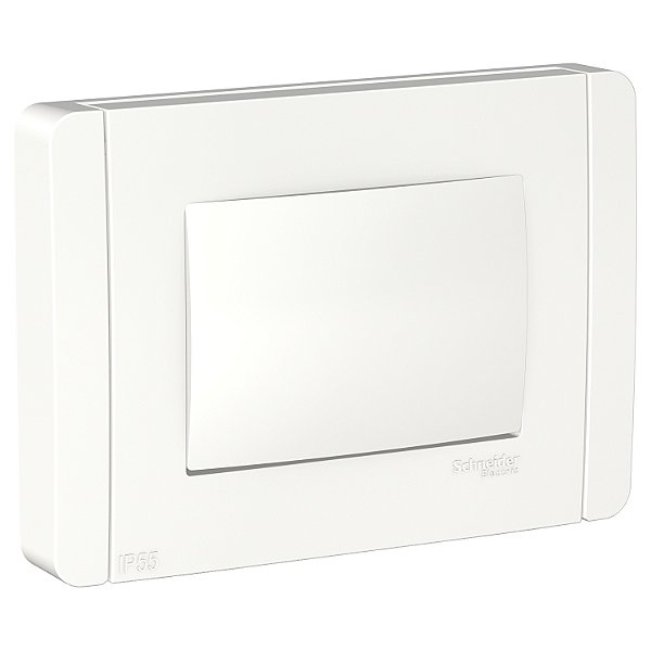 Orion - Cover & Fixing-Frame 4X2 - 3 Modules - White - Ip55 S731103554 APC