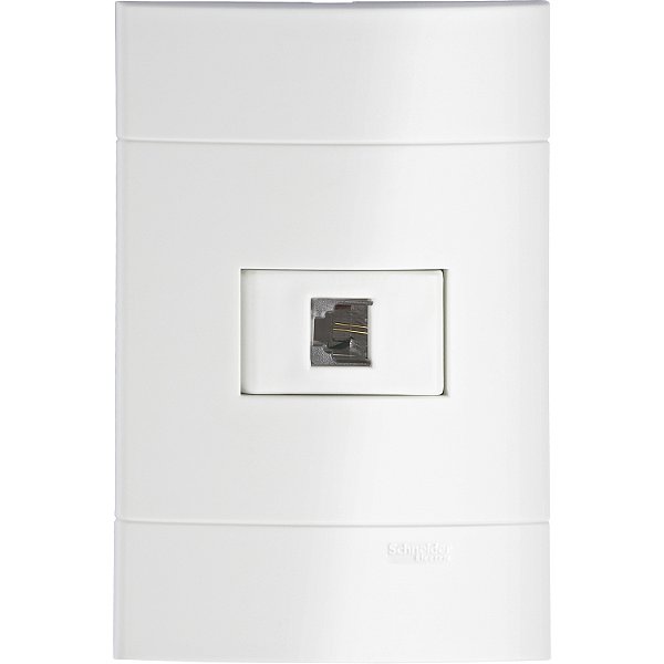 Conjunto Tomada Rj11 2 Fios Pl/Br PRM44101 APC