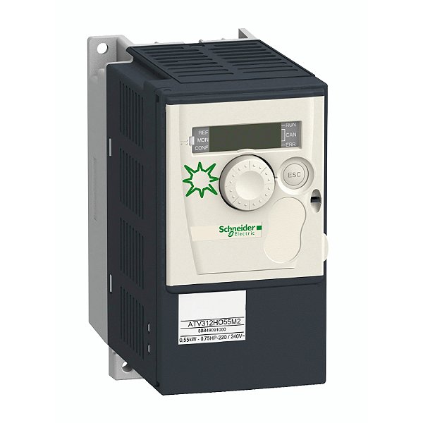 Inversor De Frequência Atv312 Solar - 0.55 Kw - 200-240 Vac Monofásico ATV312H055M2412 SCHNEIDER