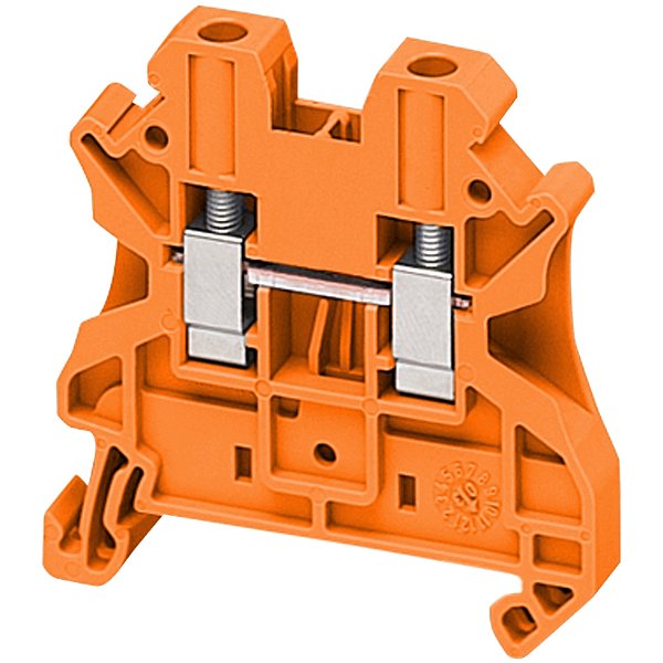 Conector Parafuso 4Mm2 2 Pontos Laranja NSYTRV42AR SCHNEIDER