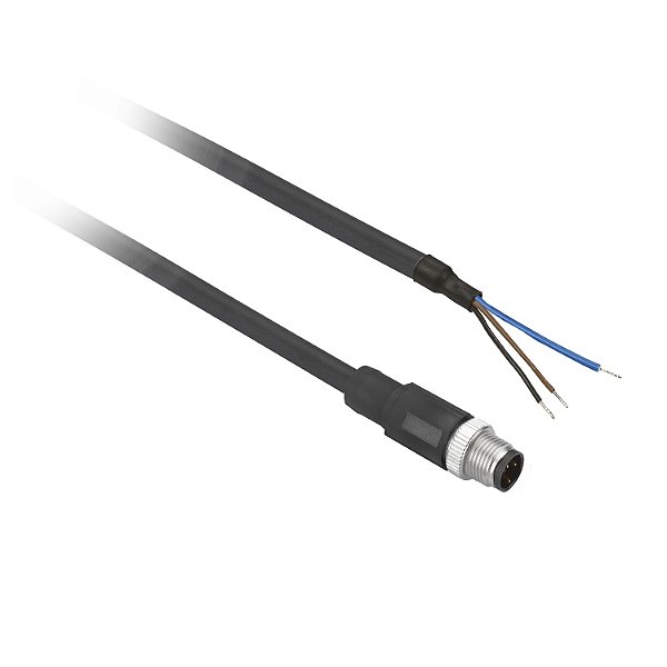 Cabo Com Conector M8 Reto 3 Pinos 2M Macho XZCP2737L2 SCHNEIDER