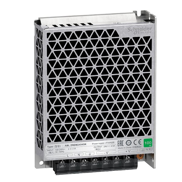 Fonte De Alimentação Chaveada - 24 Vdc - 100 W - 4.5 A - 110/220 Vac - Monofásica ABL2REM24045K SCHNEIDER