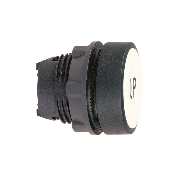 Cabeçote Para Botão Ø22Mm Plástico, Faceado, Retorno Por Mola, Branco, "Up" ZB5AA343 SCHNEIDER