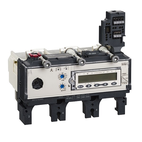 Disparador Nsx630 Micrologic 6.3E-M 500A 3P LV432074 SCHNEIDER