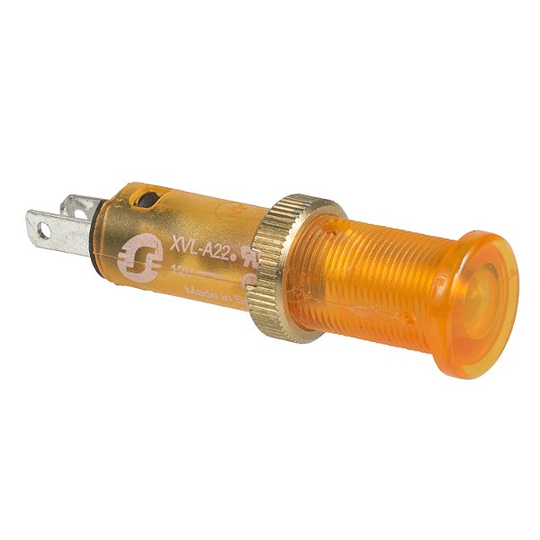Sinalizador 8Mm Plastico Com Led Protegido 12Vcc Amarelo XVLA225 SCHNEIDER