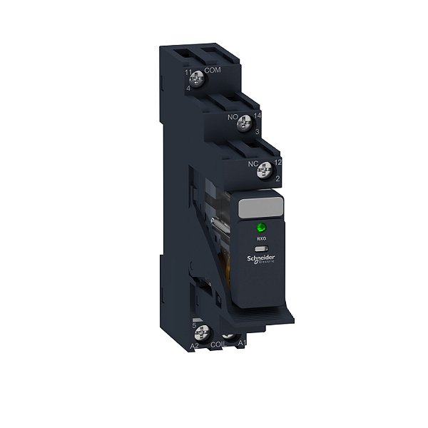 Interface Plug-In Relay Pre-Assembled, 10 A, 1 Co, Led, Protection Module, 24 V Dc RXG13BDPV SCHNEIDER