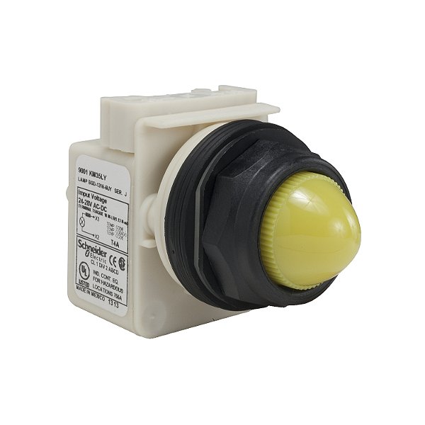 Sinalizador 30Mm Plastico Led Alto Brilho 24V Amarelo 9001SKP35LYY9 SCHNEIDER