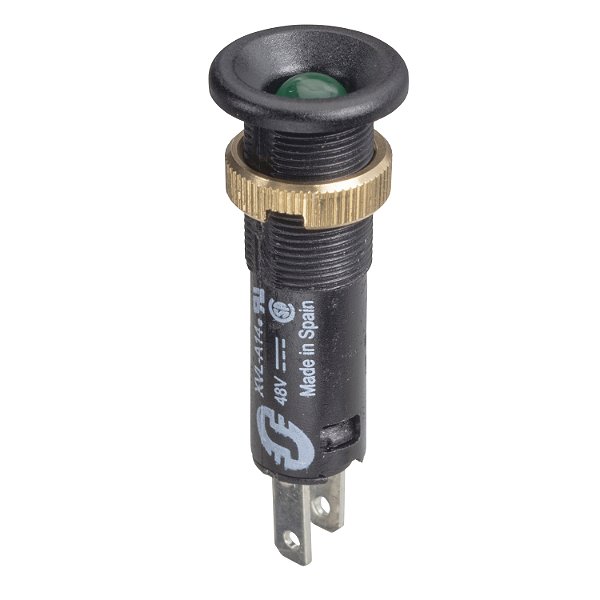 Sinalizador 8Mm Plastico Com Led Aparente 5Vcc Verde XVLA113 SCHNEIDER