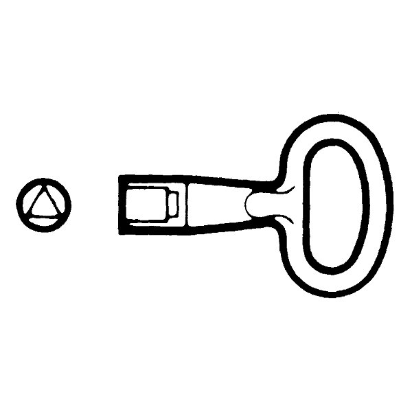 Chave Para Fecho Triangulo NSYLT8 SCHNEIDER