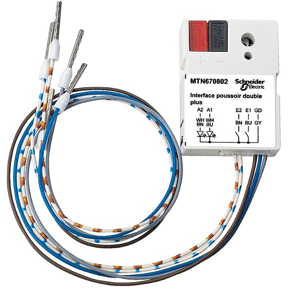 Interface Para Pulsador Knx 2-Gang MTN670802 SCHNEIDER