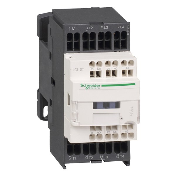 Tesys D Contactor - 4P(4 No) - Ac-1 - <= 440 V 40 A - 24 V Dc Low Cons Coil LC1DT403BL SCHNEIDER