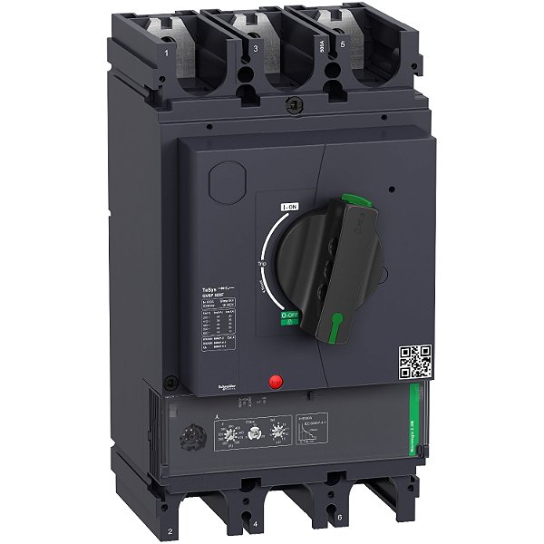 Motor Circuit Breaker, Tesys Gv6, 3P, 500A, Icu 36Ka, Thermal Magnetic GV6P500F SCHNEIDER