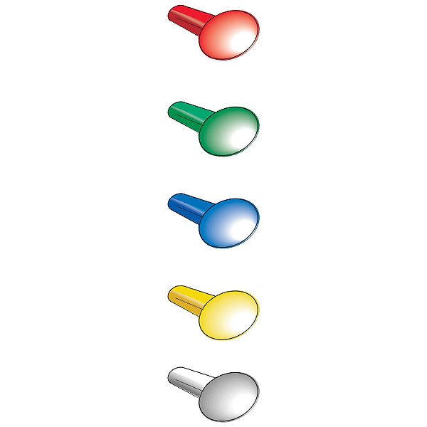Jogo De Pinos De 6 Cores XVBC22 SCHNEIDER