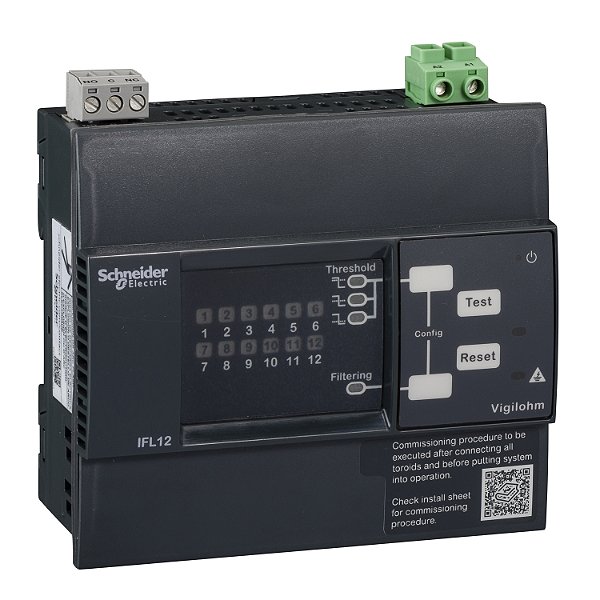 Vigilohm 12 Channel Fault Locator - 100-440Vac/Dc IMDIFL12 SCHNEIDER