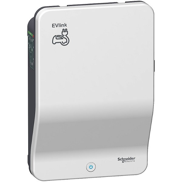 Carregador Veicular Evlink Smart Wallbox - 22 Kw - T2S + Tomada Doméstica 10A - Chave EVB1A22P4EKI SCHNEIDER