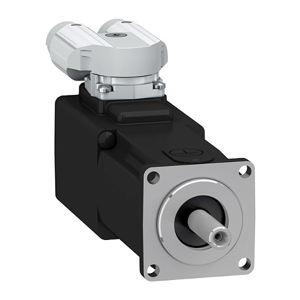 Servomotor De Baixa Inércia Com 40Mm De Flange - 0.21 Nm/9000 Rpm - Multi-Volta - Eixo Liso - Com Freio - Conector Angular - Ip 50 BSH0401P07F2A SCHNEIDER
