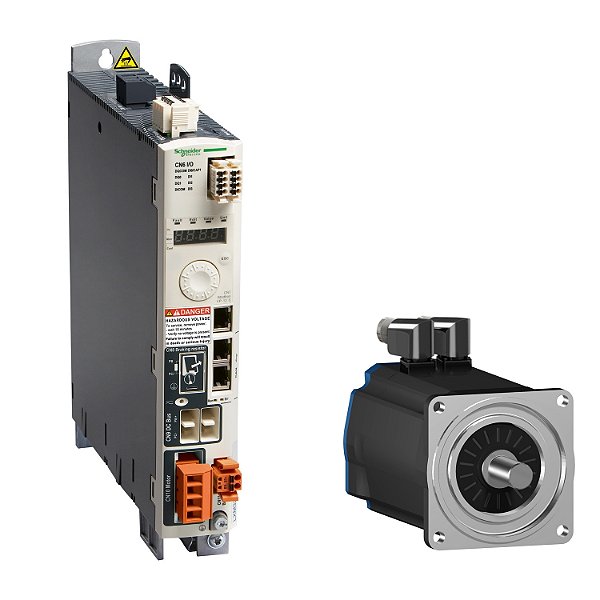 Servomotor De Baixa Inércia Com 100Mm De Flange - 5.8 Nm/4000 Rpm - Mono-Volta - Eixo Chaveado - Com Freio - Conector Angular - Ip 65/Ip 67 BSH1002T31F2A SCHNEIDER