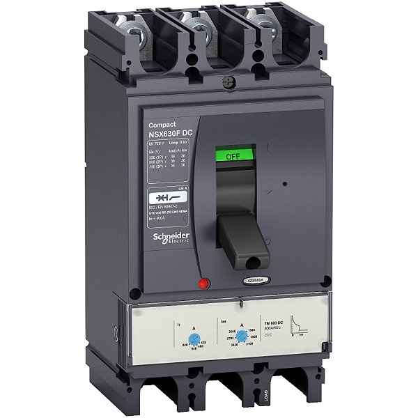 Circuit Breaker Compact Nsx400F Dc - Tm-Dc - 400 A - 3P LV438267 SCHNEIDER
