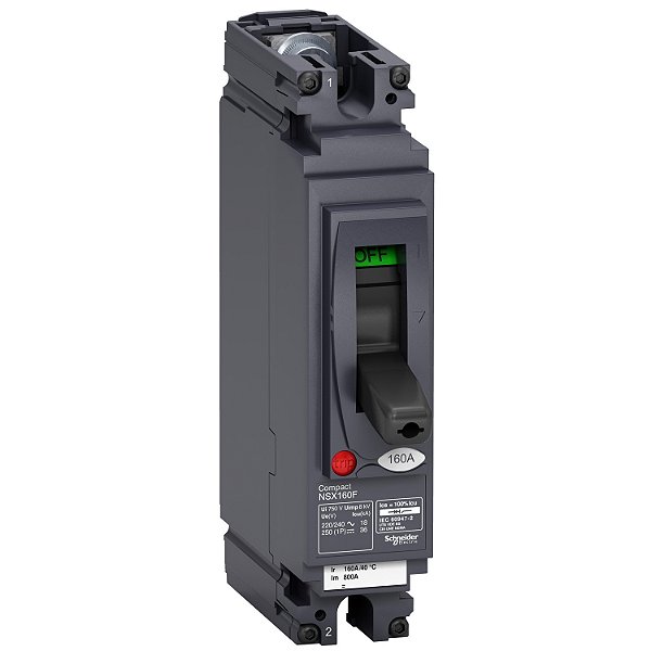 Circuit Breaker Compact Nsx160F - Tmd - 125 A - 1 Pole 1D LV438669 SCHNEIDER