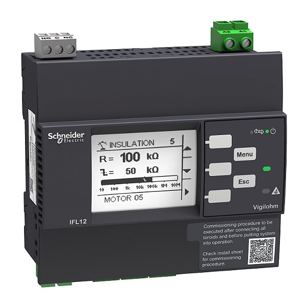 Vigilohm Advanced 12 Channel Fault Locator With Modbus - 100-440Vac/Dc IMDIFL12MC SCHNEIDER