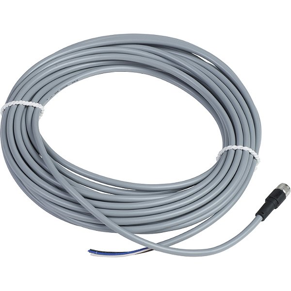 Cabo Pvc 20M Com Conector Femea Reto M8 4 Pinos XZCPV0941L20 SCHNEIDER