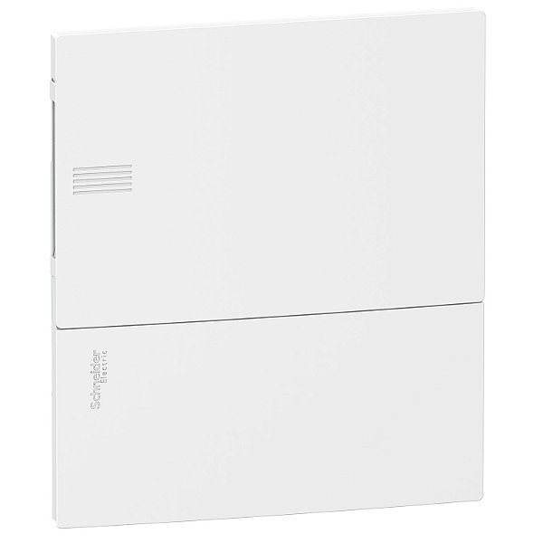 Quadro De Distribuicao Mini Pragma Embutir 1 Fila 8 Modulos Porta Opaca MIP20108 SCHNEIDER