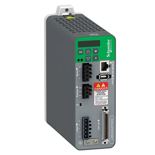 Servodrive - Serial Rs485 - 0.05 Kw - 200/240 Vac - Inm 0.64 A - Ipico 2 A - Mono/Trifásico LXM26DUA5M3X SCHNEIDER