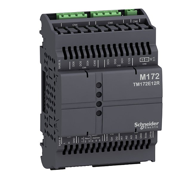 Modulo De Expansão Para Modicon M172 - 2 Entradas / 6 Saídas Digitais + 4 Entradas Analógicas - 24 Vdc TM172E12R SCHNEIDER