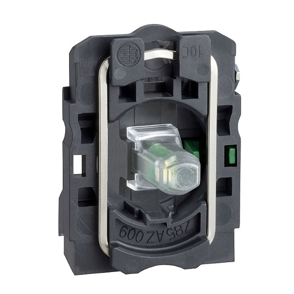 Corpo Para Botao 22Mm Plast Lumin Led 24V Max.1Na Vermelho Parafuso ZB5AW0B41 SCHNEIDER