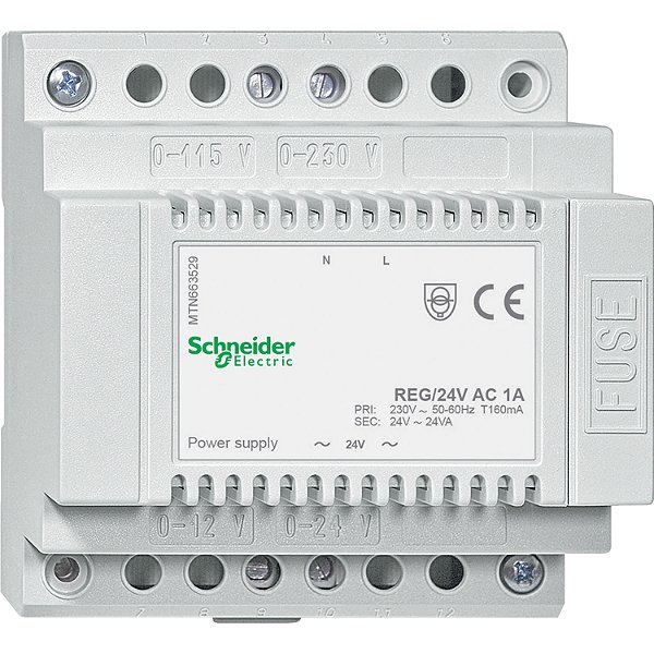 Fonte De Alimentacao Reg. 24Vac/1A MTN663529 SCHNEIDER