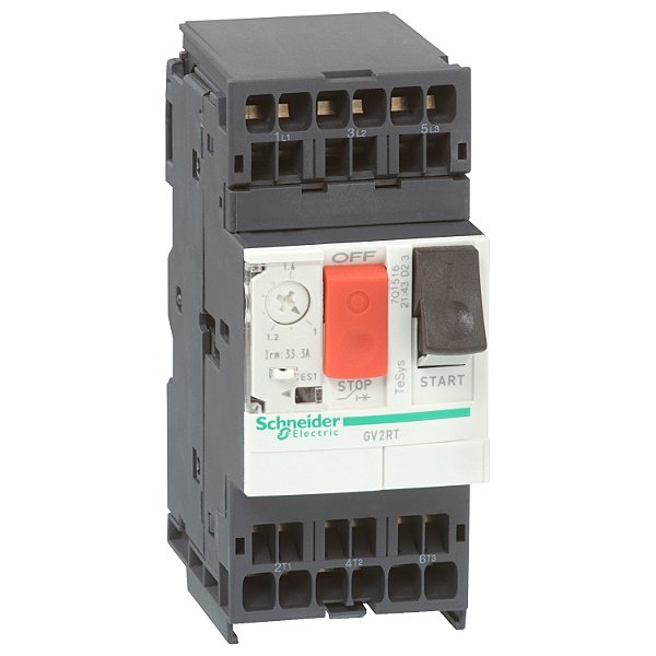 Disjuntor Termomagnetico 9- 14A Mola Para Transformador GV2RT163 SCHNEIDER