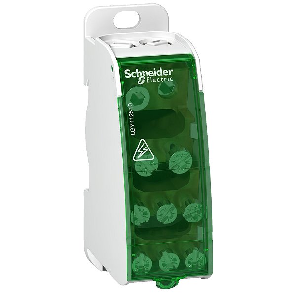 Distribuidor Linergy Monopolar 125A 10 Terminais LGY112510 SCHNEIDER