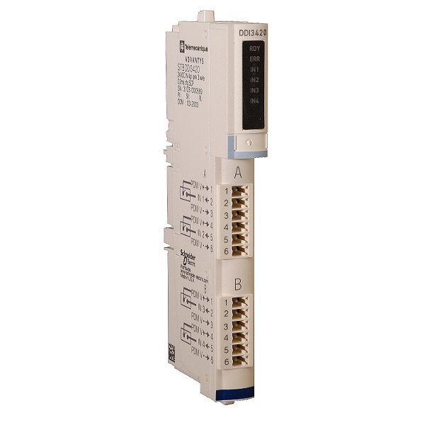 Kit Modicon Stb Entrada Dig 24 Vcc 4 Pontos 3 Fios STBDDI3420K SCHNEIDER