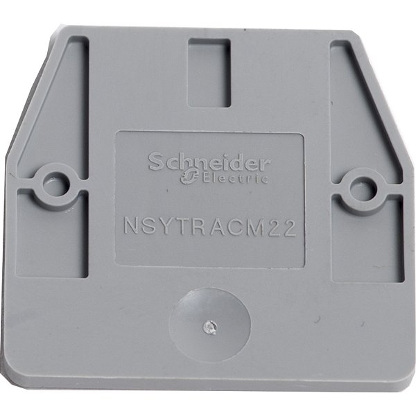 Placa De Extremidade 2Mm2 Cinza NSYTRACM22 SCHNEIDER
