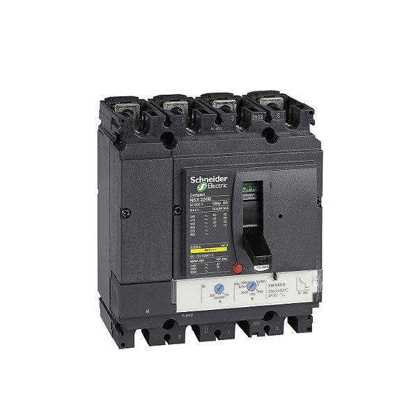 Disjuntor Nsx250N Tm250D Tetrapolar LV431850 SCHNEIDER