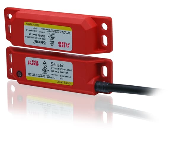 Chave Magnetica Seguranca Plastica 24 V 2NF+1NA c/Cabo 10 M SENSE7 10m 2TLA050056R6100 ABB