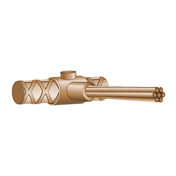 Molde Para Solda Exotérmica Cabo 25Mm2 A Ferro De Construção 3/8" MDH3/8.25-3 Exosolda