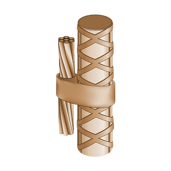 Molde Para Solda Exotérmica Cabo 16Mm2 A Ferro De Construção 3/8" MPV3/8.16-6 Exosolda