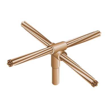 Molde Para Solda Exotérmica Cabo 50Mm2 A Haste 5/8" HXS5/8.50-4A Exosolda