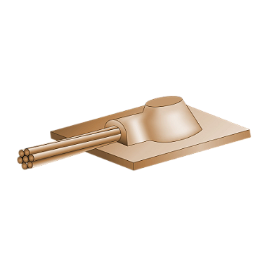 Molde Para Solda Exotérmica Cabo 25Mm2 A Superficie De Aço SCA10-1 Exosolda