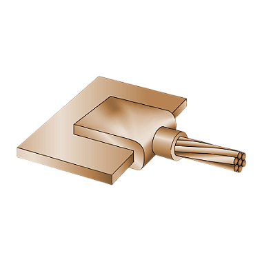 Molde Para Solda Exotérmica Cabo 95Mm2 A Terminal Ou Barramento DHO6X40.95-3 Exosolda
