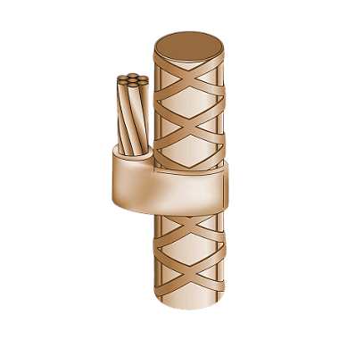 Molde Para Solda Exotérmica Cabo 70Mm2 A Ferro De Construção 3/8" MPC3/8.70-5 Exosolda