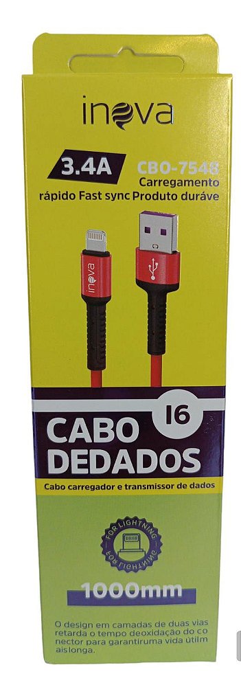 CBO-7548 CABO USB IPHONE 3.4A 1M INOVA
