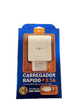 CAR-3226A CARREGADOR IPHONE 3.1A INOVA