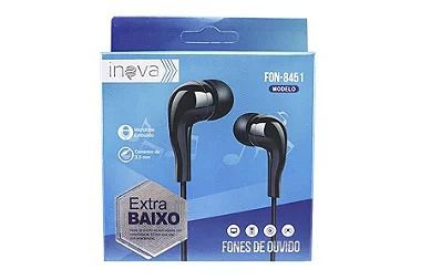 FON-8451 FONE DE OUVIDO COM FIO INOVA