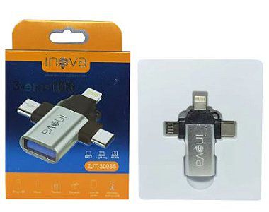 ZJT-30085 ADPTADOR OTG 3 EM 1 INOVA