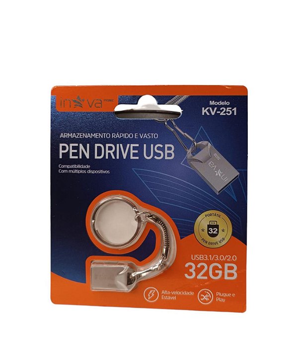 KV-251 MINI PEN DRIVE 32GB INOVA PRIME