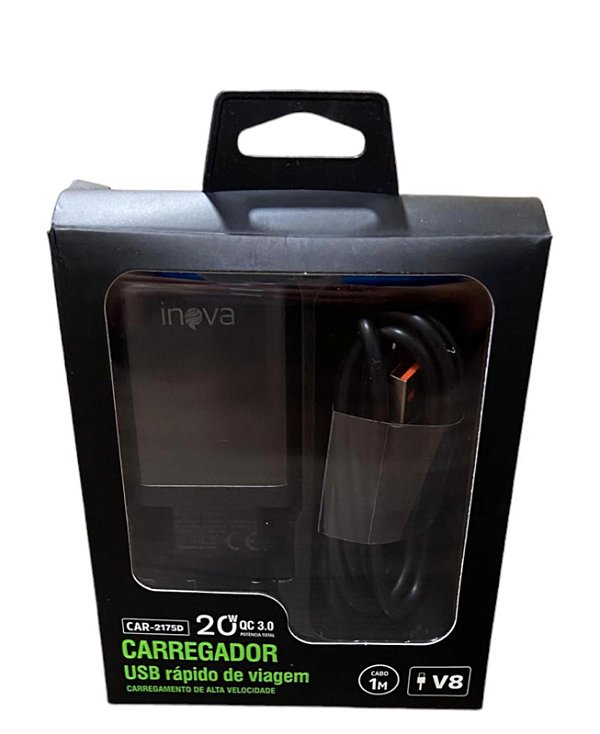CAR-2175D CARREGADOR V8 20W INOVA