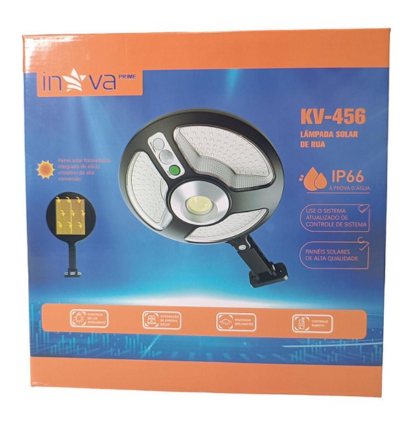KV-456 LÂMPADA SOLAR INOVA PRIME